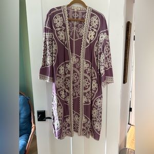 Indigo Tread duster/kimono style